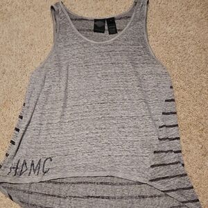 Harley-Davidson Gray Striped Women's Tank Top